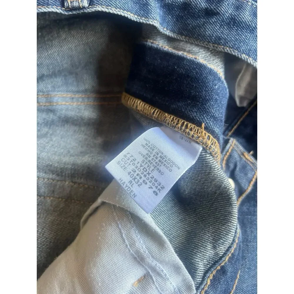 Vintage Polo Ralph Lauren Hayden Jeans Size 40x32 Blue Straight Denim Distressed
